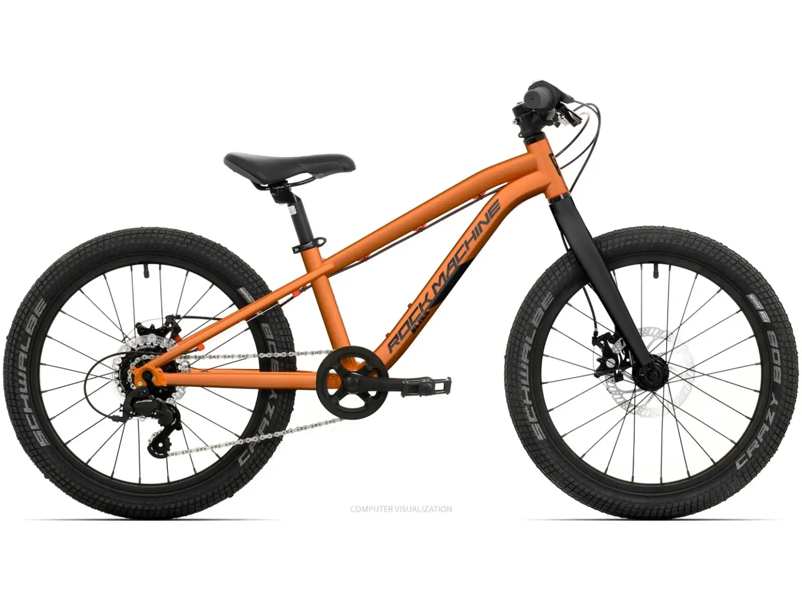 Rock Machine Blizz Jr. 20 detský bicykel Orange
