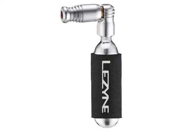 Lezyne Trigger Speed Drive CO2 pumpa strieborná/hi-gloss + 16g kazeta