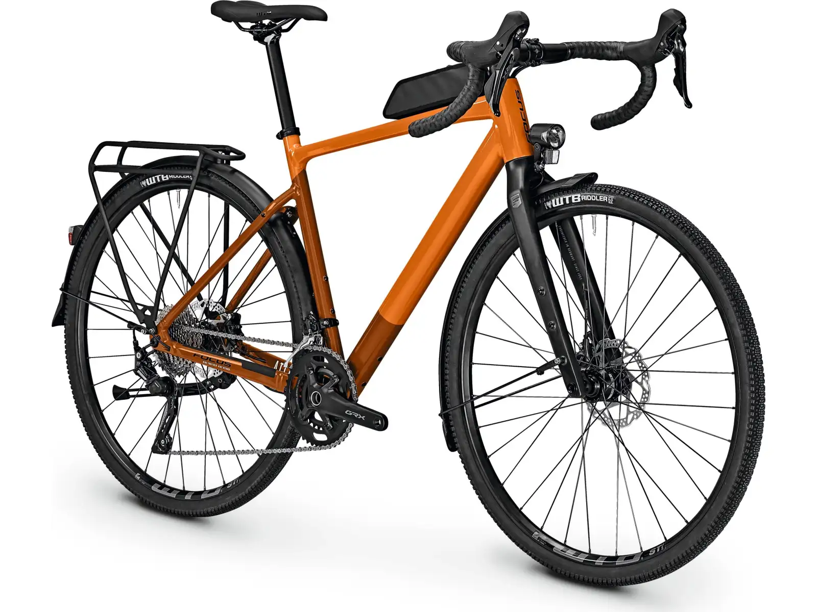 Focus Atlas 6.7 EQP DI gravel bike Rustorange Glossy/Rustbrown Glossy