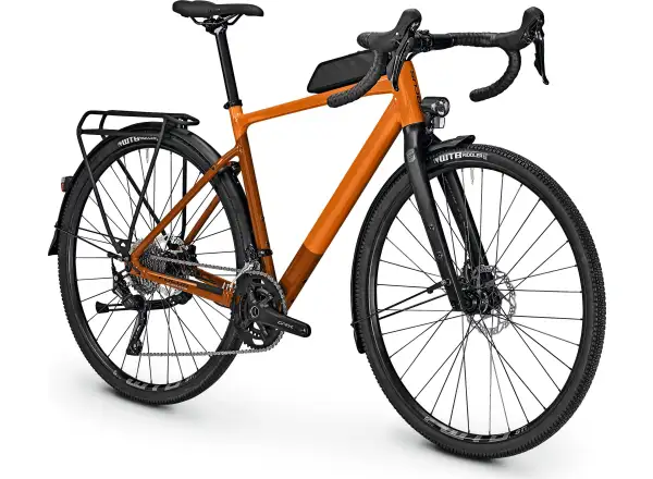 Focus Atlas 6.7 EQP DI gravel bike Rustorange Glossy/Rustbrown Glossy