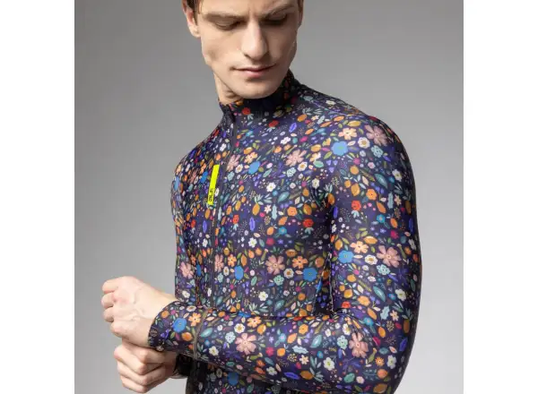 Alé Pragma pánsky zateplený dres dlhý rukáv Flowery