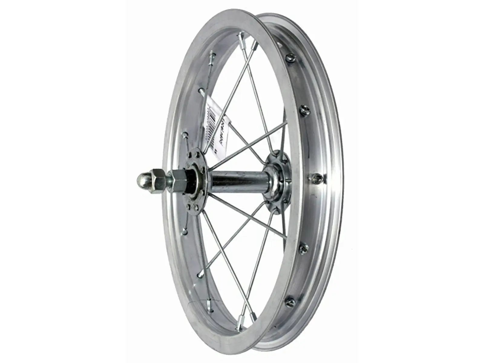 Max1 predné 12" vypletené koleso 16 dier zinok