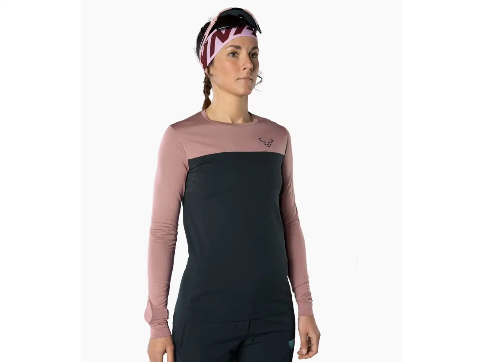 Dynafit Traverse S-Tech dámske tričko s dlhým rukávom Blueberry/Mokarosa