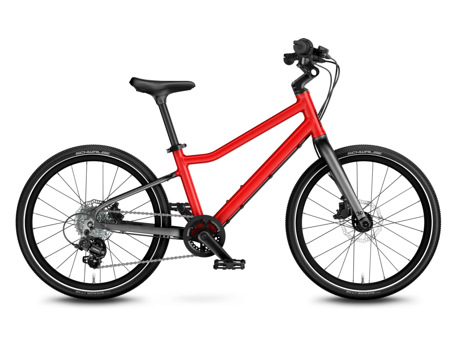 Woom 4 Explorer 20 Red detský bicykel