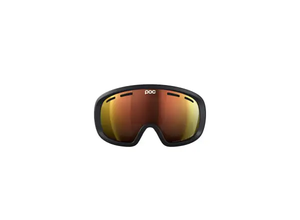 POC Fovea Mid WF lyžiarske okuliare Uranium Black/Partly Sunny Orange