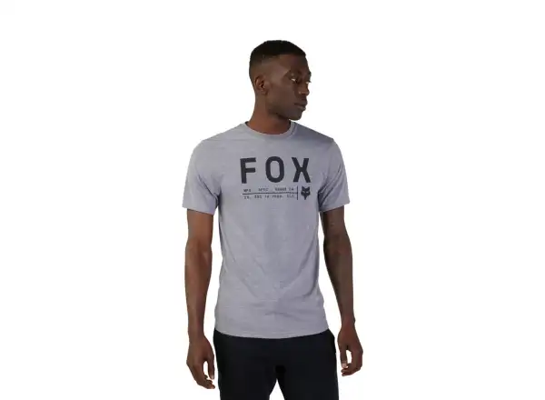Fox Non Stop pánske tričko krátky rukáv Heather Graphite