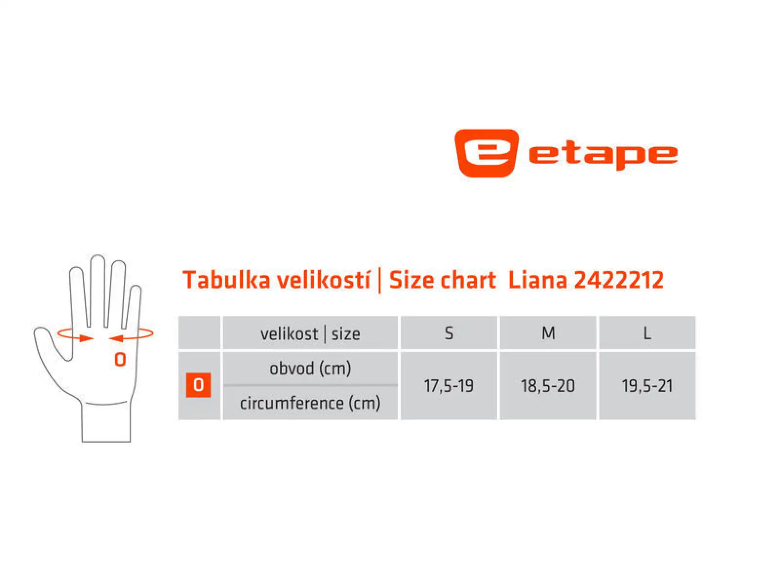 Etape Liana dámske rukavice biela/ružová