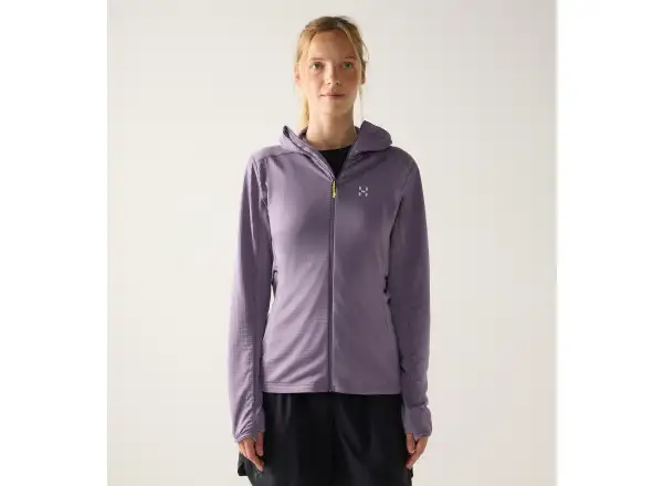 Haglöfs L.I.M Mid Multi Hood dámska mikina s kapucňou Purple Fog
