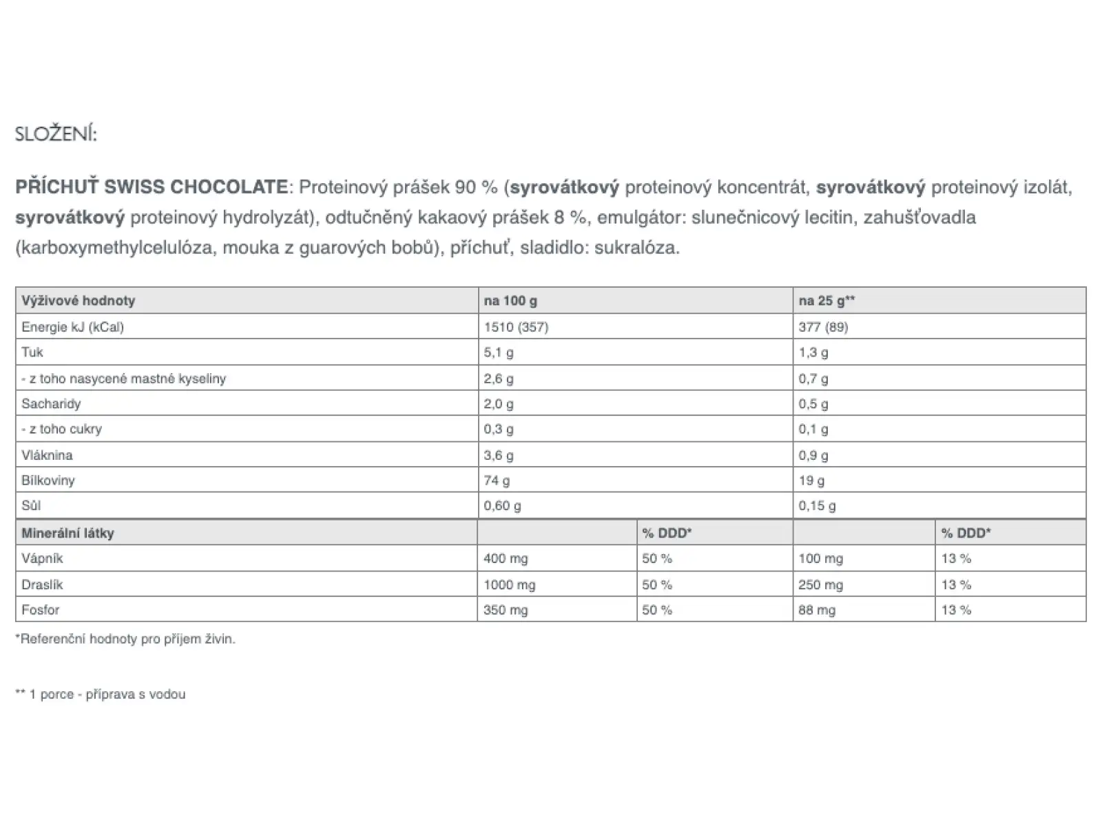 Srvátkový nápoj Sponser Whey Triple Source Protein (500 g)