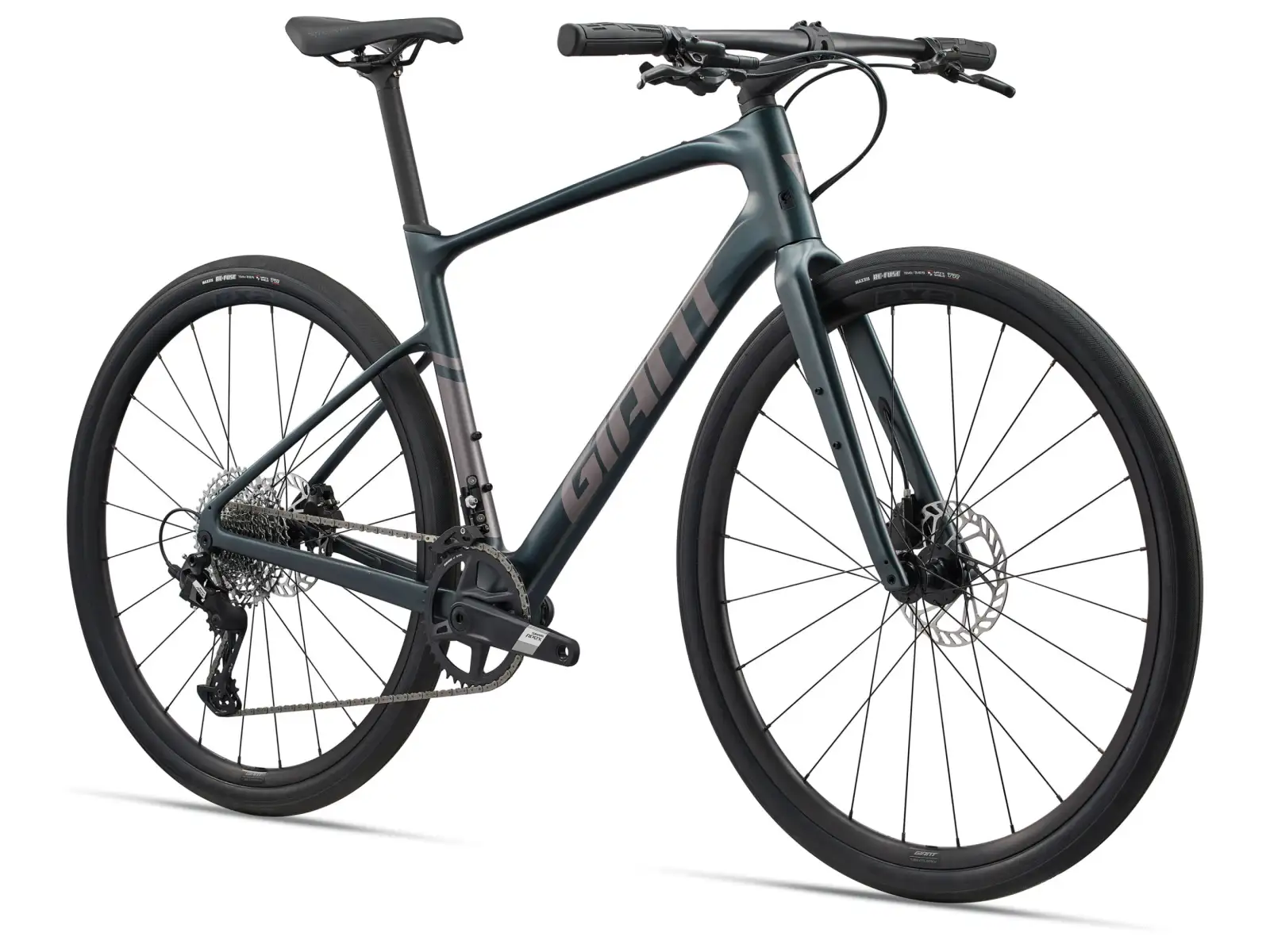 Giant FastRoad AR Advanced 1 cestný bicykel Asphalt Green