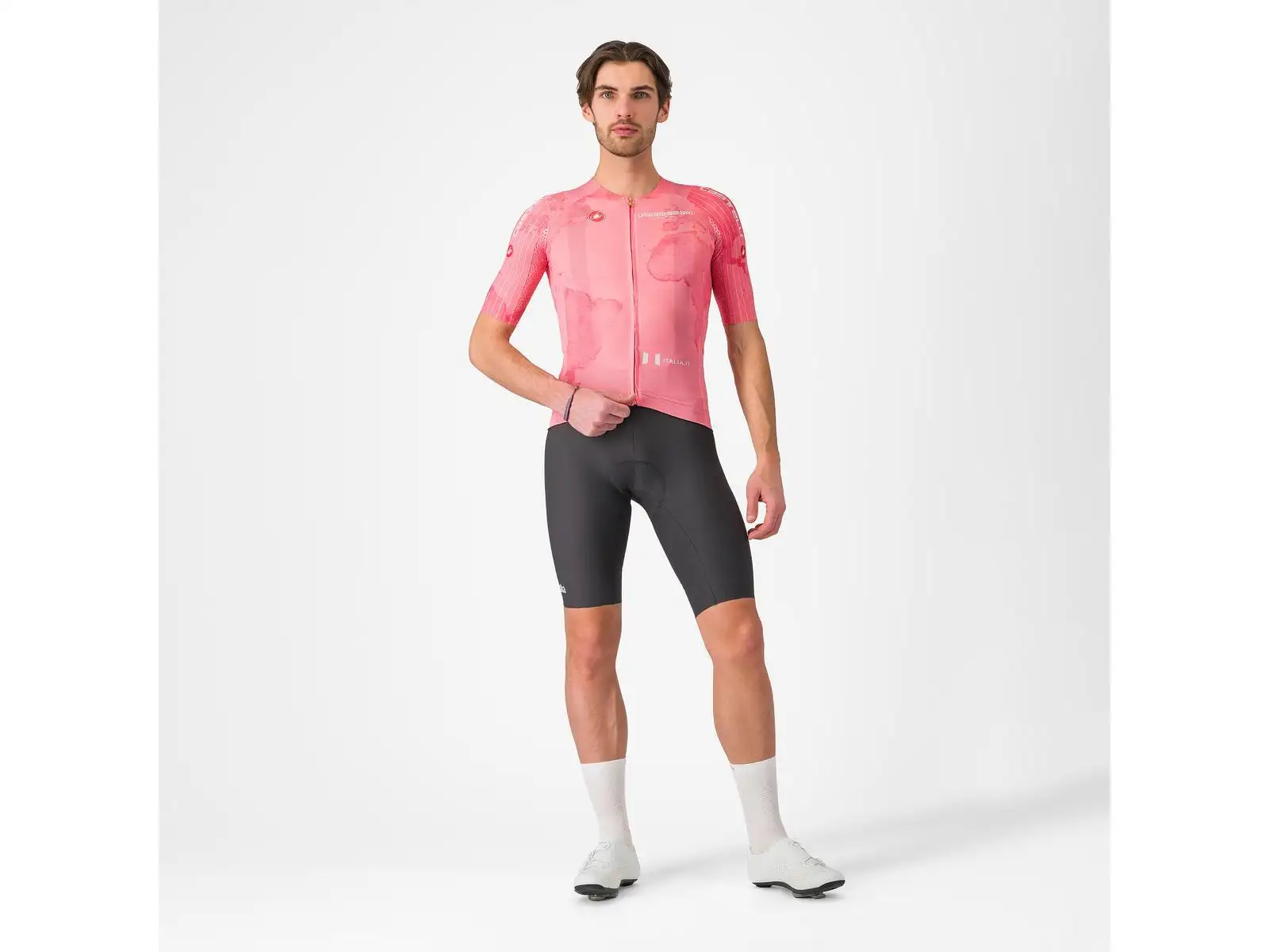 Castelli Giro 108 Race 8S pánsky dres krátky rukáv Rosa Giro