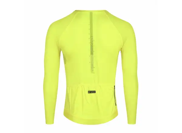 Force Sway cyklistický dres dlhý rukáv fluo