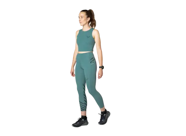 Dynafit Trail Crop Top dámske tričko bez rukávov Atlantic