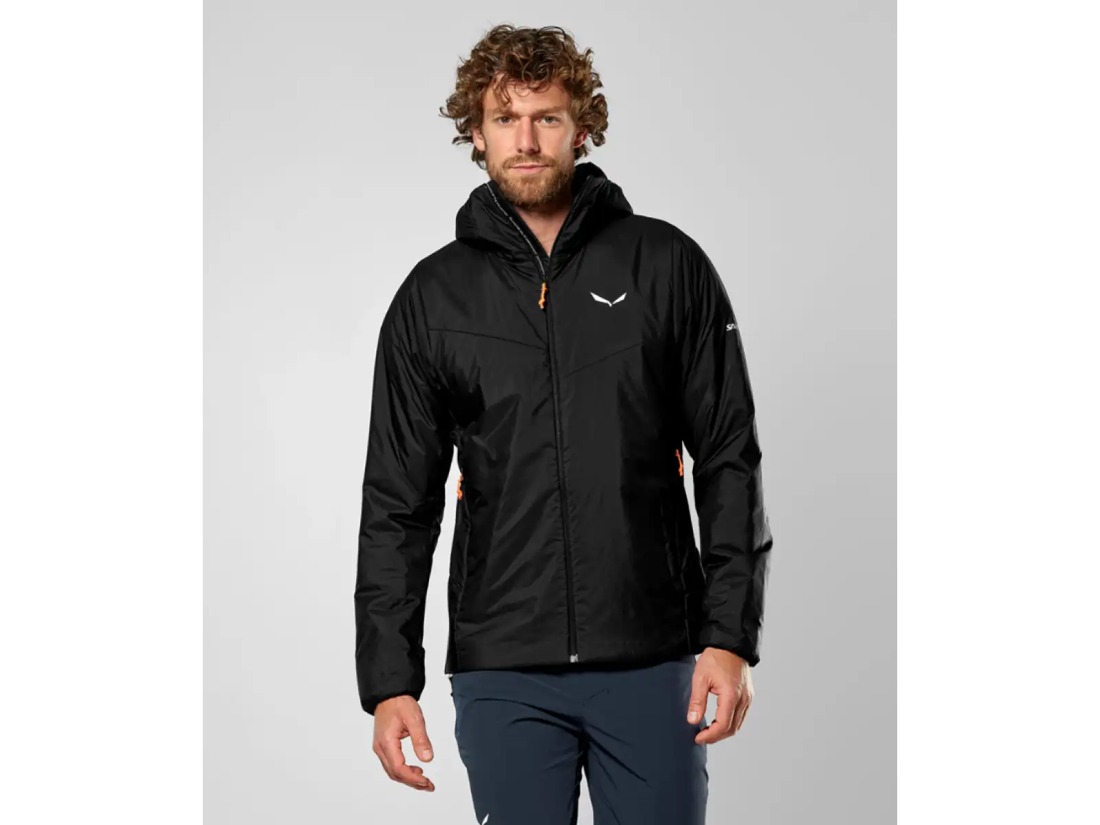 Salewa Puez Catinaccio 2 TWR HD pánska bunda Black Out