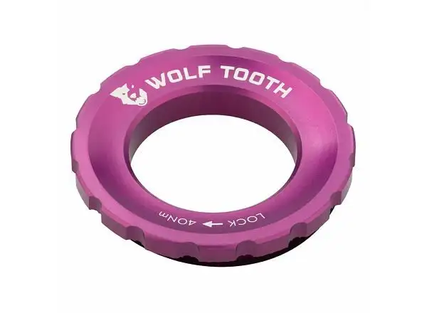 Wolf Tooth Centerlock externá matica fialová
