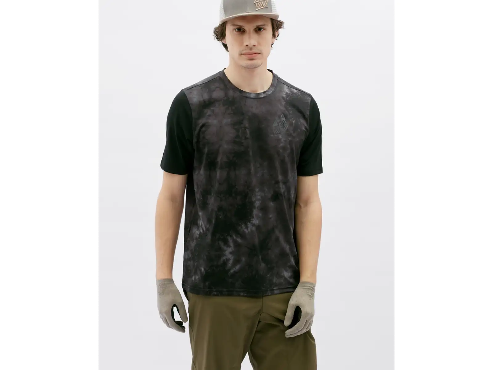Silvini Aldeno Pánske tričko s krátkym rukávom Charcoal/Black