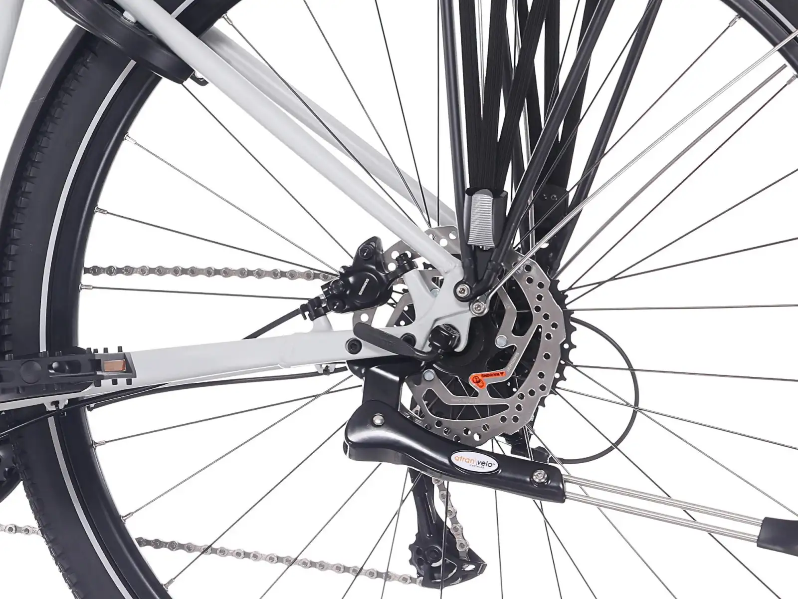 Rock Machine Rokk 40 Easy Entry trekingový bicykel Gloss Limerock Grey