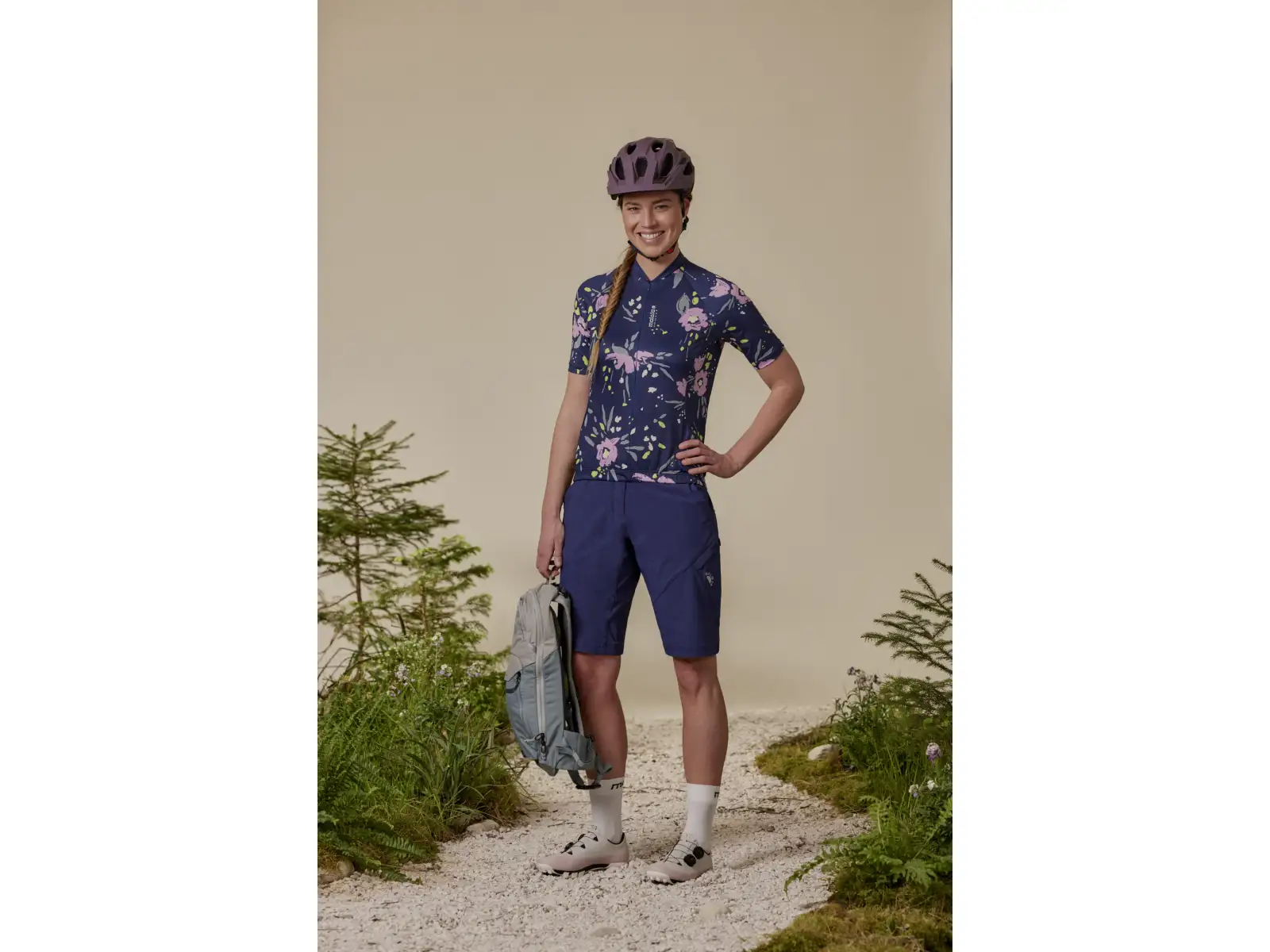 Maloja VilsaM. AOP 1/2 dámsky dres krátky rukáv Deep Black