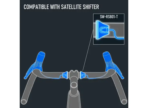 Shimano GRX Di2 ST-RX825 12sp. pravá radenia a zadná brzdová páka