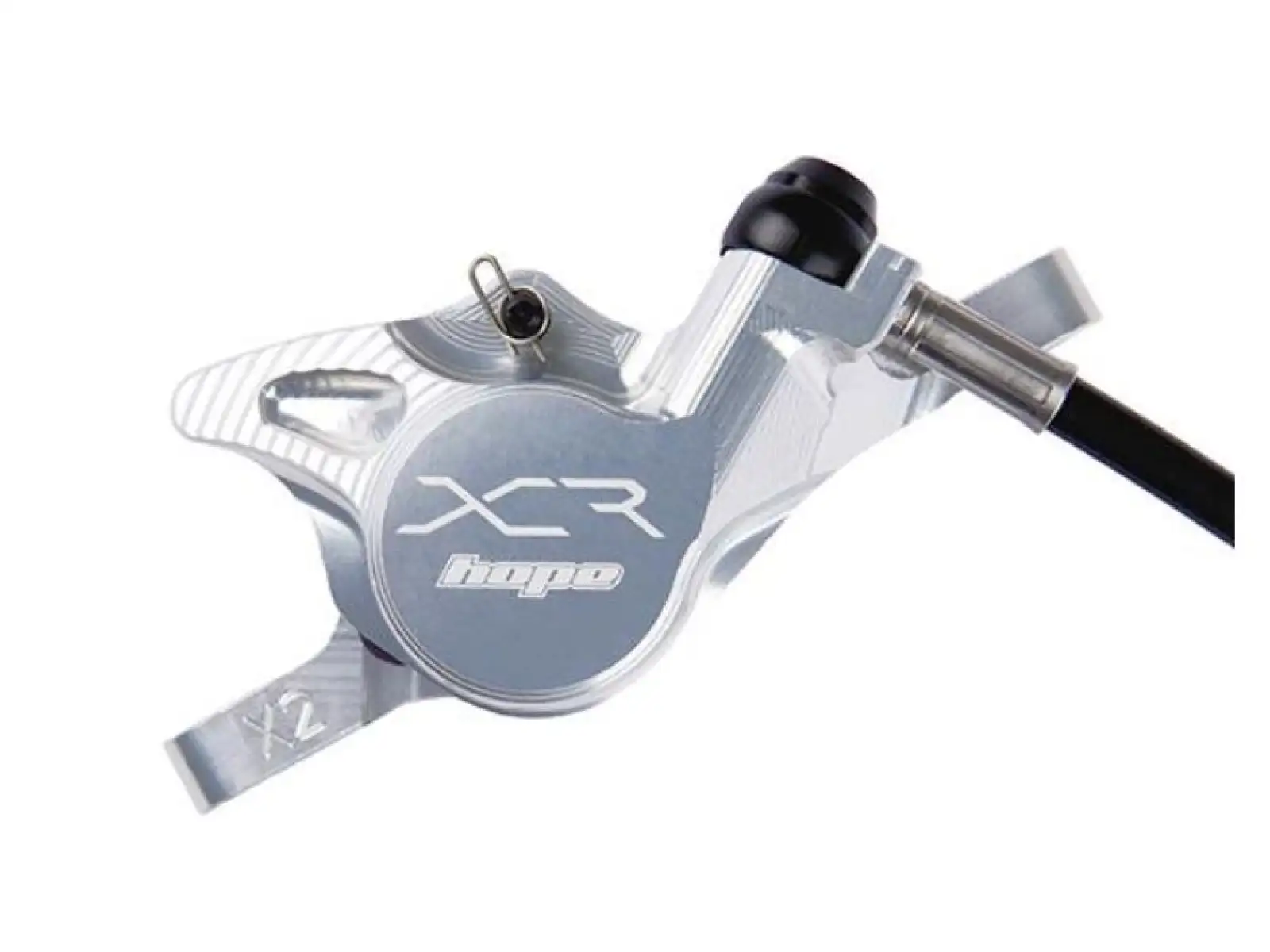 Hope XCR Pro X2 zadná brzda strieborná/čierna