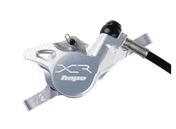 Hope XCR Pro X2 zadná brzda strieborná/čierna