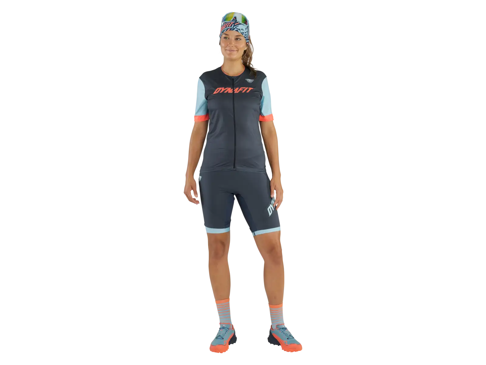 Dynafit Ride Light Full Zip Dámsky dres s krátkym rukávom Blueberry/Marine Blue