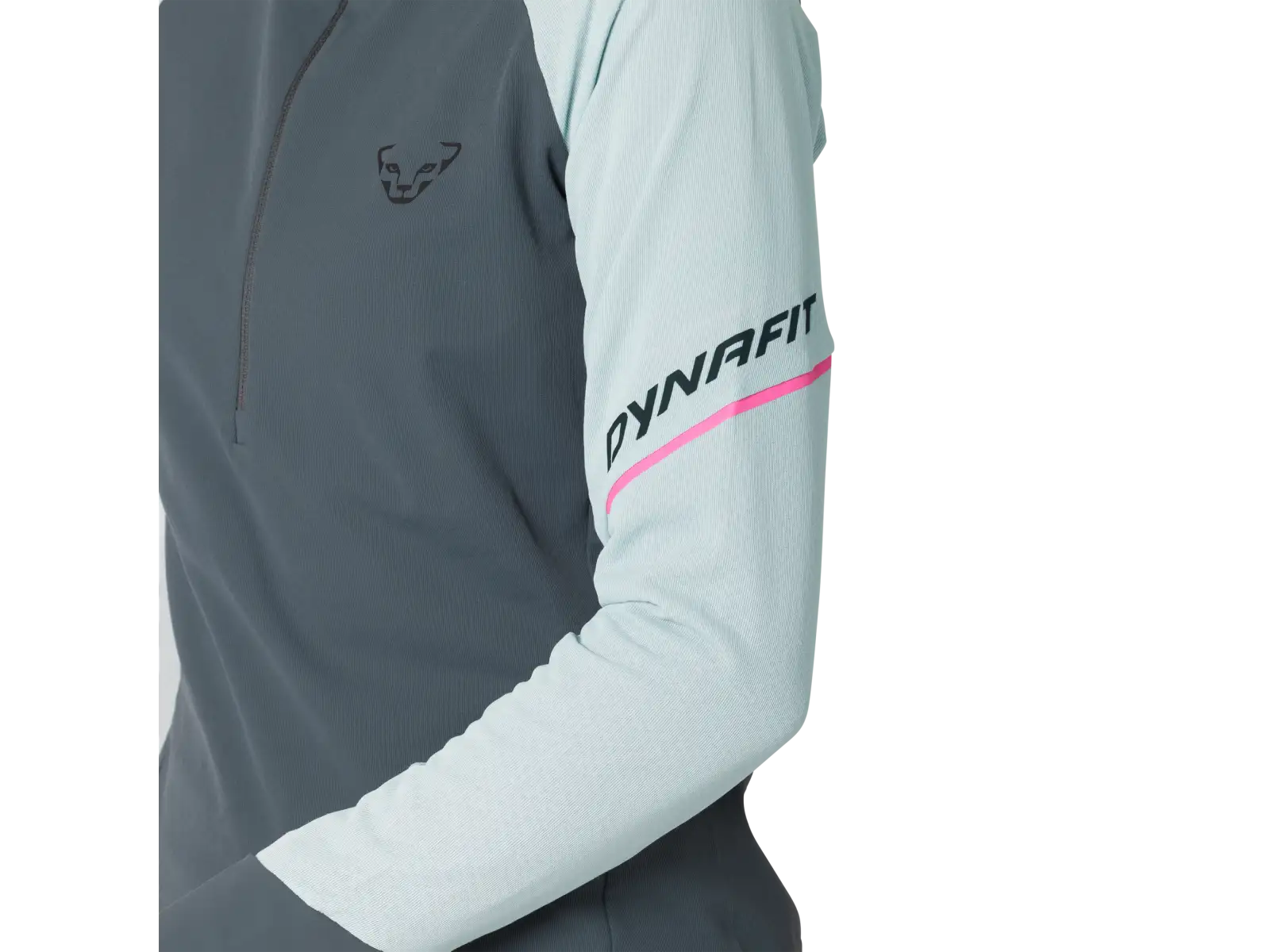 Dynafit Alpine 1/2 Zip dámske tričko dlhý rukáv Cloud Blue