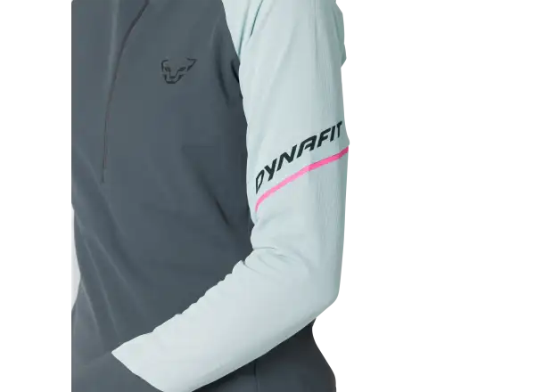 Dynafit Alpine 1/2 Zip dámske tričko dlhý rukáv Cloud Blue