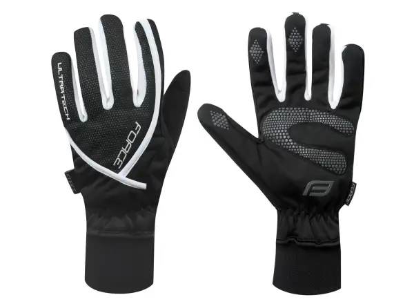 Force Ultra Tech zimné rukavice čierna/biela