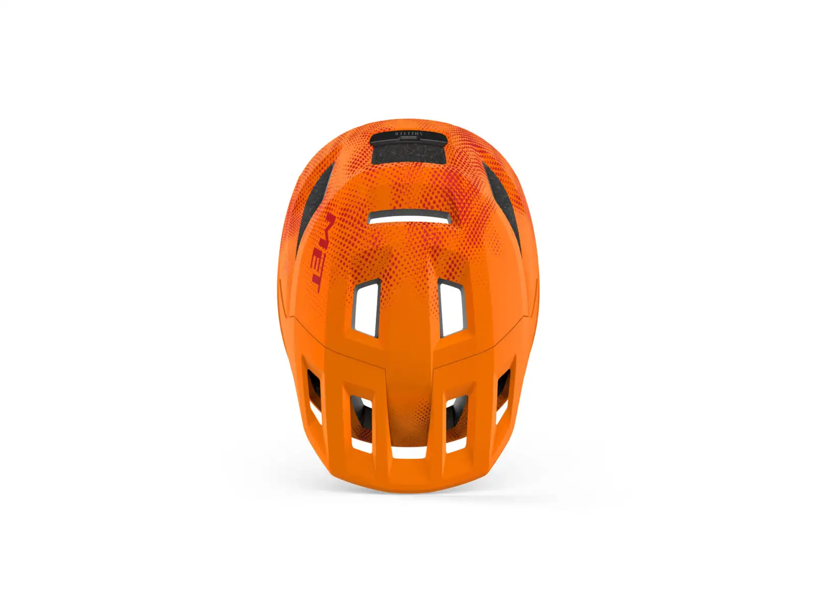 MET Shelter Youth detská prilba Orange Red