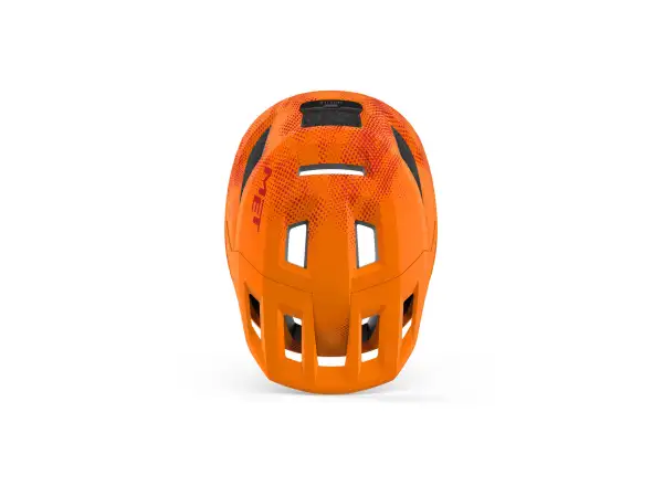 MET Shelter Youth detská prilba Orange Red