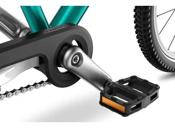 Woom GO 3 Automagic Metallic Turquoise 16 detský bicykel