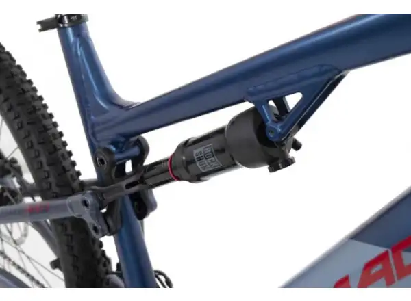 Rock Machine Blizzard INT e30-29 Matt Metallic Blue/Red celoodpružený e-bike