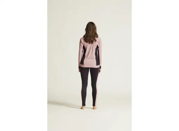 Craft Core Dry Baselayer dámska súprava tričko dlhý rukáv+nohavice ružová