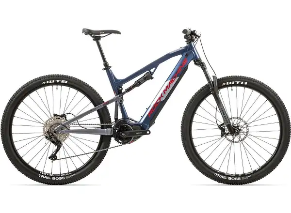 Rock Machine Blizzard INT e30-29 Matt Metallic Blue/Red celoodpružený e-bike