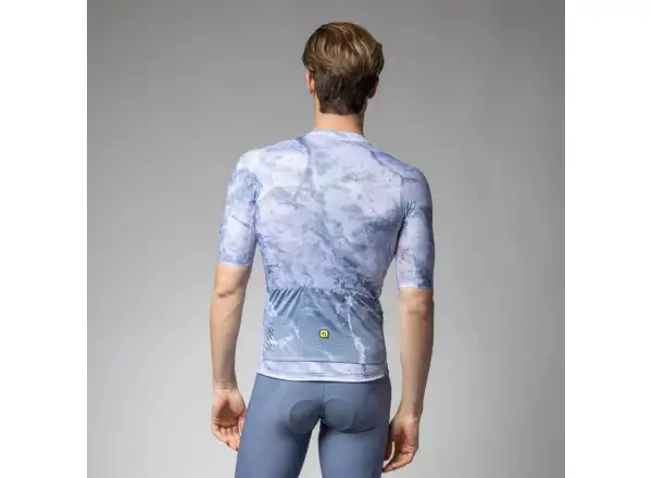 Alé PR-E Marble pánsky dres krátky rukáv Steel Blue
