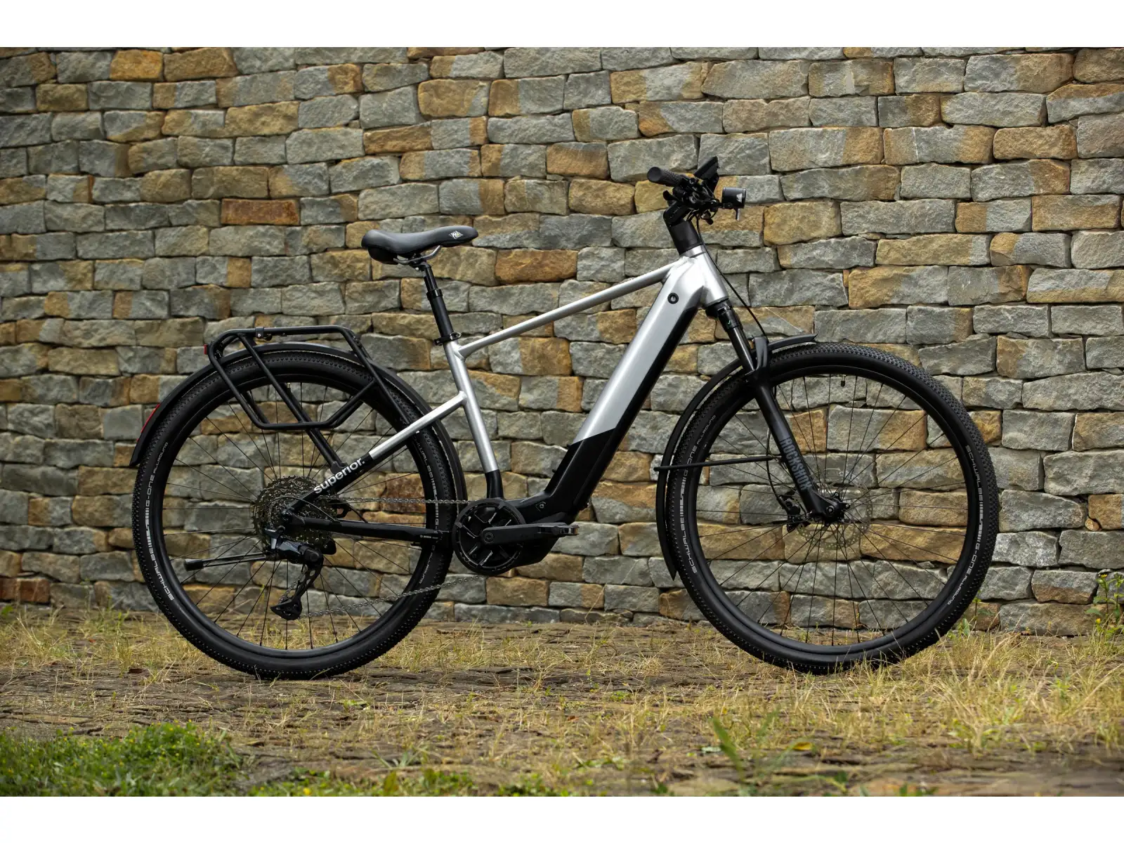 Superior eBLOX 6.5 mestský elektrobicykel Matte Dark Chrome/Black