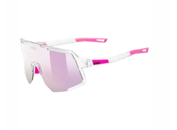 Uvex Sequenze cyklistické okuliare Clear/Mirror Pink