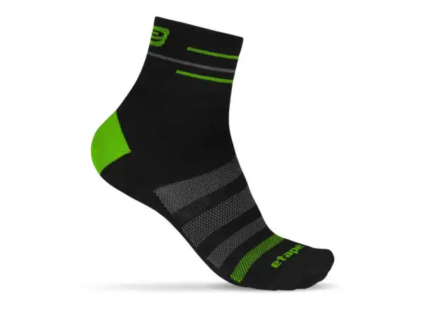 Etape Sox ponožky čierna/zelená
