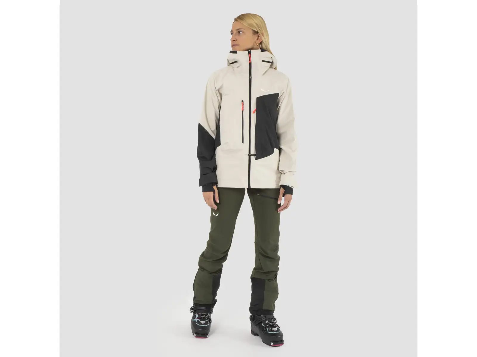 Salewa Sella 3L Powertex dámska bunda Oatmeal/0910