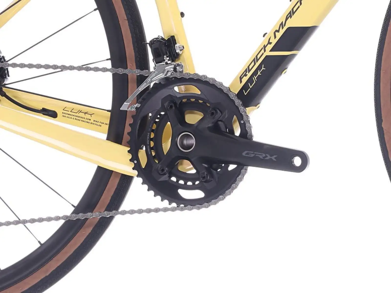Rock Machine Lukk CR 60 gravel bicykel Gloss Sulfur Yellow
