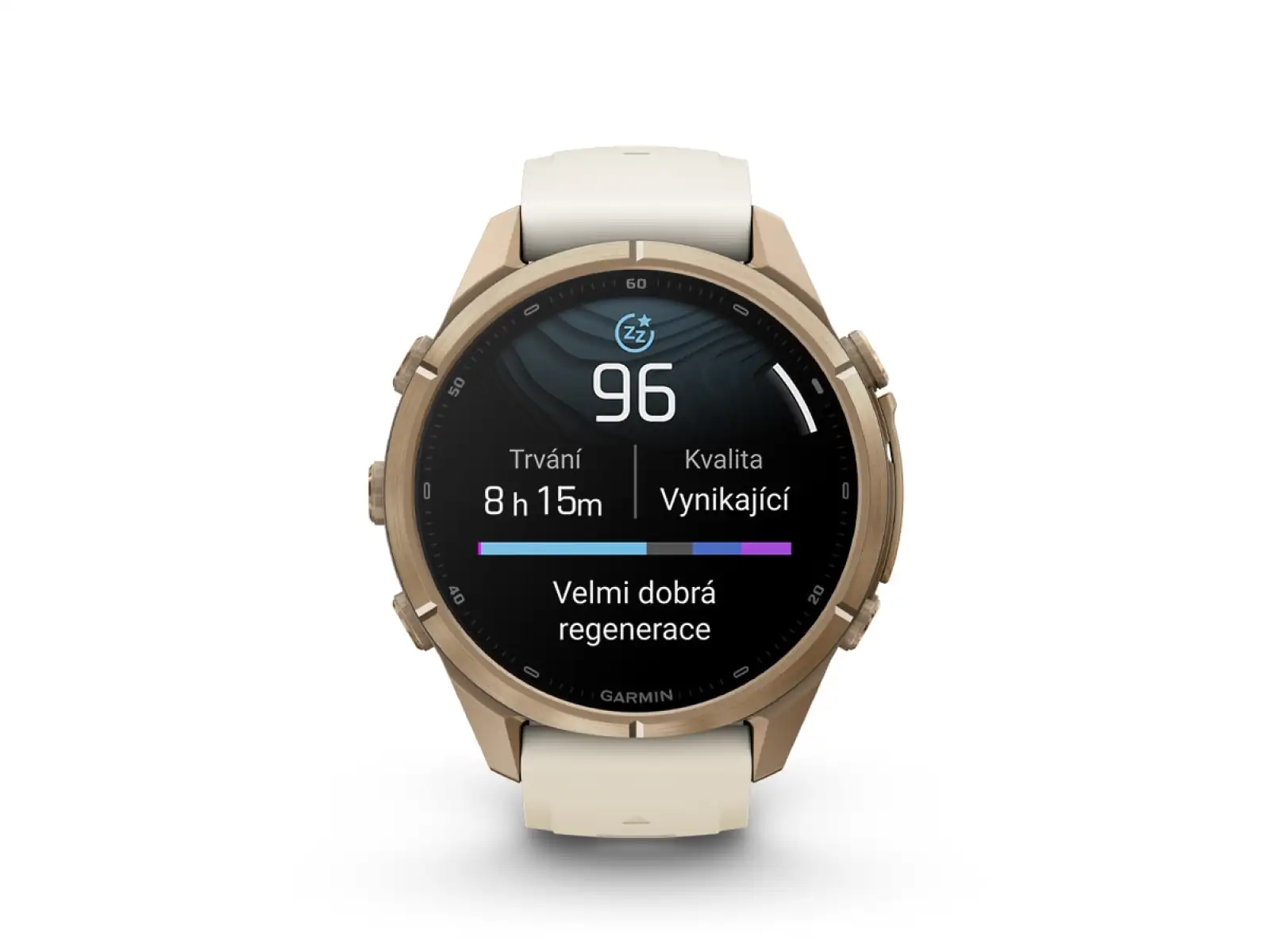 Garmin fenix 9 Pro inReach 43 mm inteligentné hodinky Autumn gold titanium/Cream/french gray
