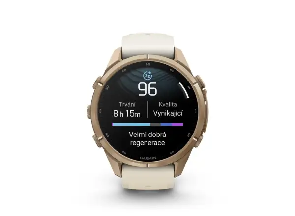 Garmin fenix 9 Pro inReach 43 mm inteligentné hodinky Autumn gold titanium/Cream/french gray