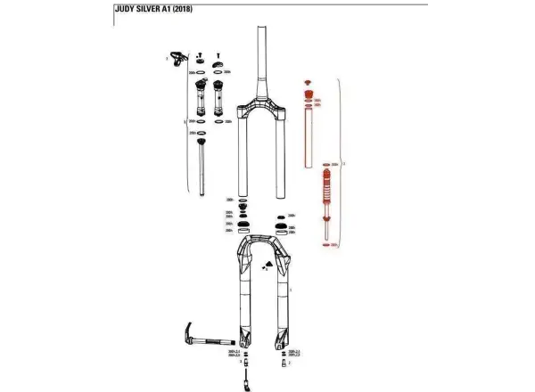 Rock Shox Solo Air Spring náhradná pružina pre Judy 30