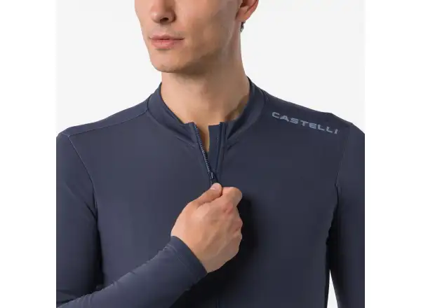 Castelli Espresso Thermal 2 pánsky dres dlhý rukáv Twilight blue