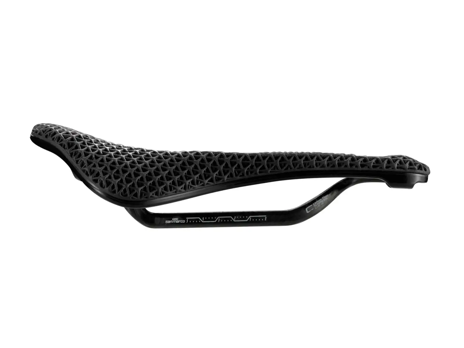 Selle San Marco ShortFit 2.0 3D Open-Fit Carbon FX úzke sedlo čierne