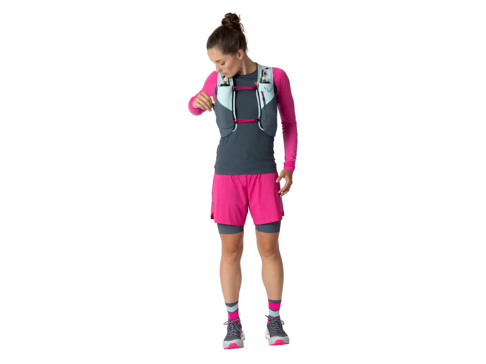 Dynafit Ultra 12 l bežecká vesta Cloud Blue/Cinder