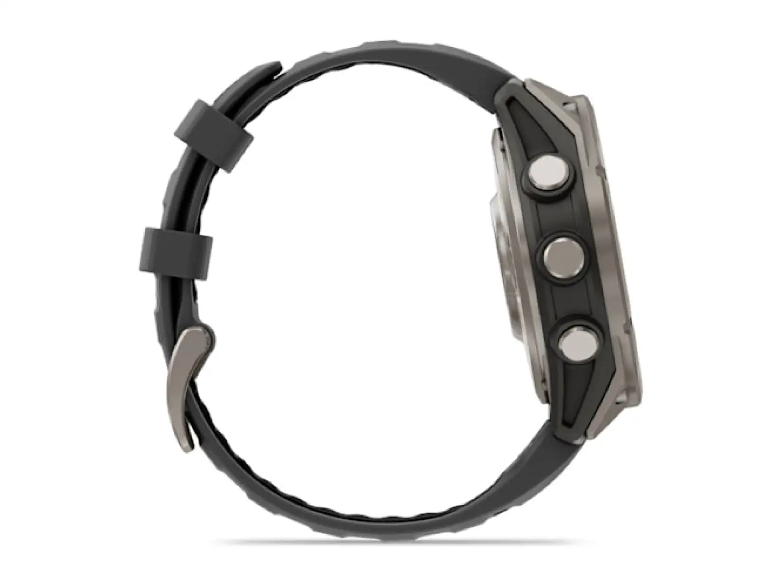 Garmin fenix 8 Pro 47 mm, AMOLED Sapphire, Titanium so silikónovým remienkom Graphite/Black