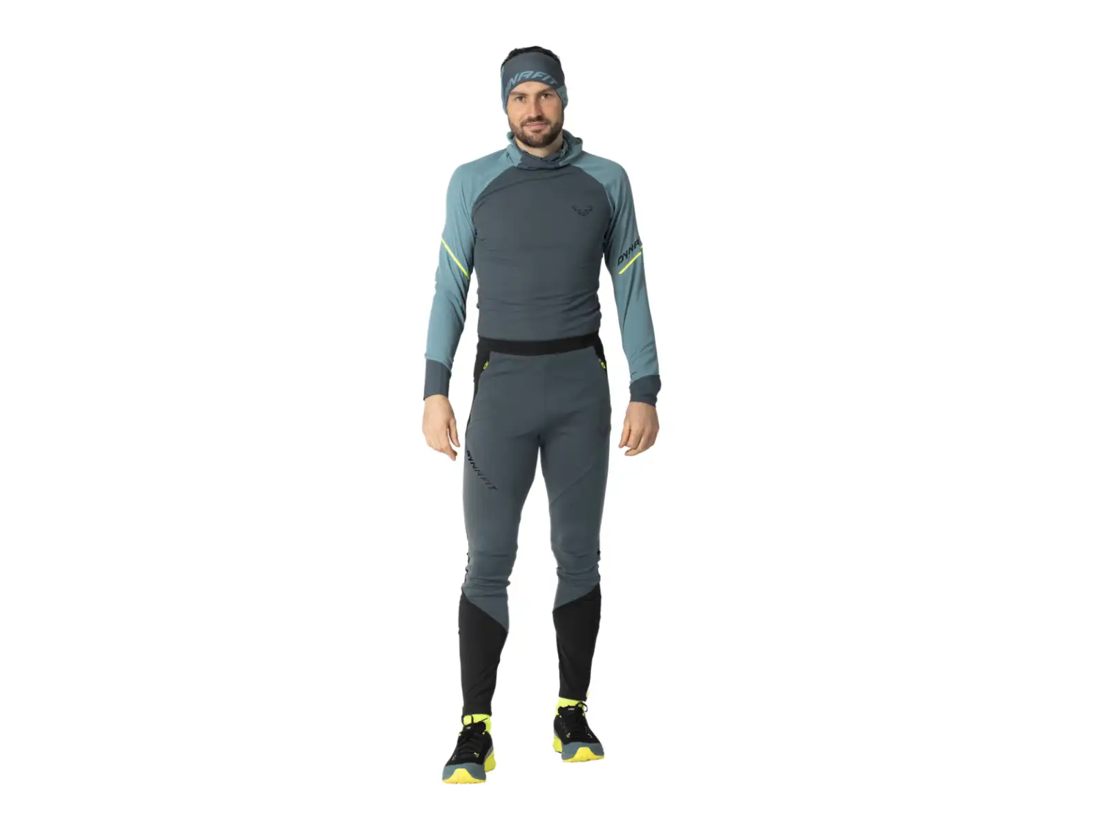 Dynafit Alpine Softshell Hybrid pánske bežecké nohavice Cinder