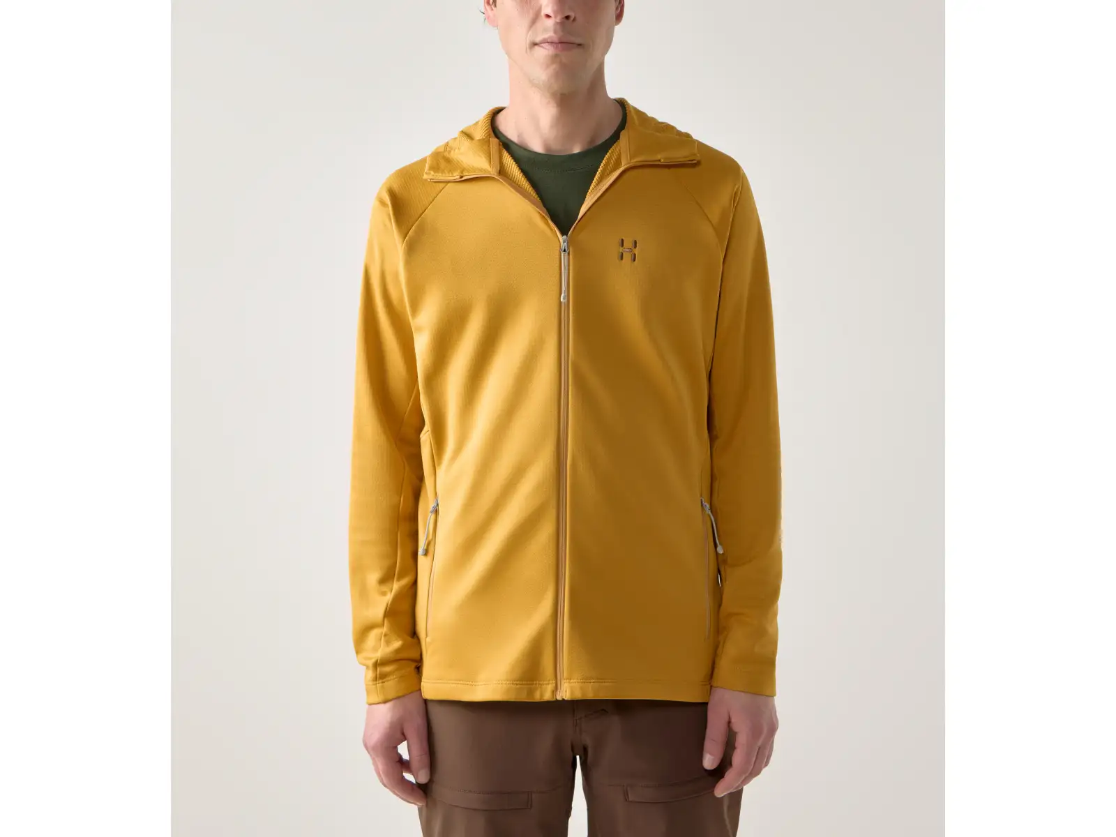 Haglöfs Korp Mid Hood mikina Clay Yellow